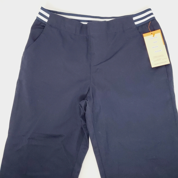 French Toast Girls Stretch Contrast Elastic Waist Pull-on Skinny Fit Pant - Picture 3 of 11